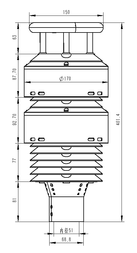 大气负氧离子传感器